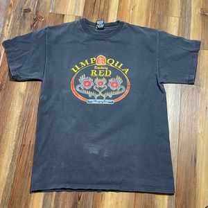 90s Umpqua Brewing Company Shirt Large Roseburg Beer Brewery Vintage Oregon L